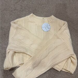 Chic Cream Women's Sweater